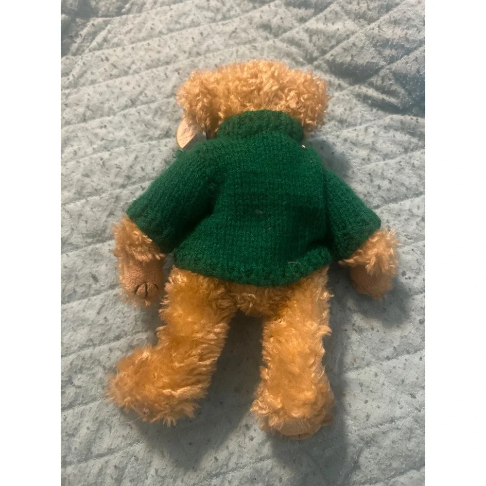 Ty Attic Treasures Blarney the‎ Bear St Patricks Day Irish Plush Green Sweater